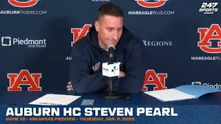 Auburn HC Steven Pearl - Arkansas Preview