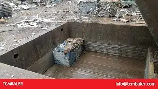 cast iron metal scrap press machine
