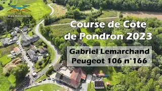 Course de Côte de Pondron 2023 Gabriel Lemarchand n°166 / Vidéo Drone