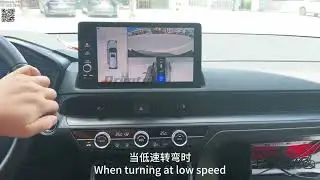 Test Driintel Around View 360&deg; panorama system 3D Camera Car Review Aliexpress