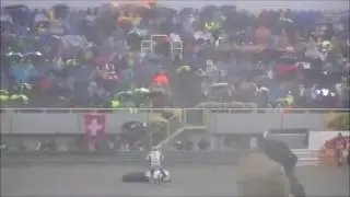 UNSEEN FOOTAGE! - Yonny Hernandez Crash while Leading - Assen 2016