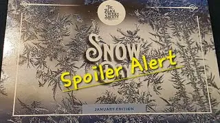 Flosstube Extra: Unboxing Snow Day Bi-monthly Subscription Box by The Black Needle Society 