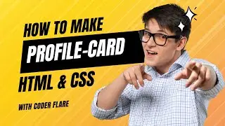 How to make user profile card using HTML & CSS | Users Profile Card with HTML & CSS
