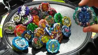 Orb Egis (Engaard E4) .&Omega;.Qs VS ALL SLINGSHOCK BEYBLADE BURST | Beyblade Burst Super Z/Turbo