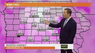 Iowa Forecast: Dangerous wind chills expected all day Thursday
