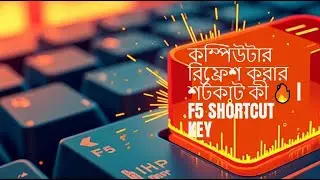 কম্পিউটার রিফ্রেশ করার শর্টকাট কী 🔥 | F5 Shortcut Key | Refresh Shortcut