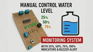 Manual Control Water Level Monitoring System