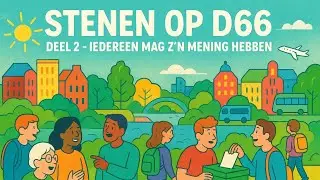 (Stenen op d66 mijn politieke liedje 2.0)je mag jij eigen mening hebben!!!😎😏