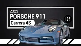 Красивый Porsche 911 Carrera 4s 2023 года выпуска делает всё правильно