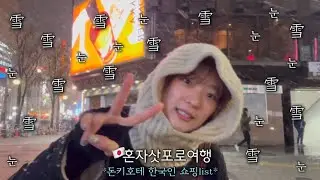 🇯🇵눈 온다 ! 한국인들이 일본에서사는 필수 쇼핑리스트,혼자삿포로여행(12)