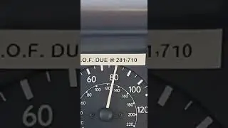 The accuracy of my speedometer though...