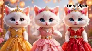 Cute Cat Dancing on Music 🎶 | Funny Animal Video#dorakids #youtube 