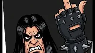 Danzig-Left Hand Black/Drum Cover 