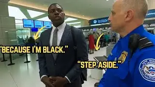 Racist TSA Officer Humiliated After Stopping the WRONG Black Man at the Airport