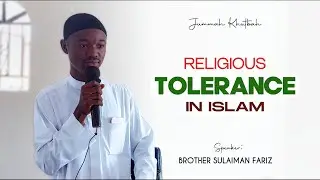 RELIGIOUS TOLERANCE IN ISLAM