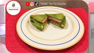 Wrap de Huevo y Espinaca para desayunar 