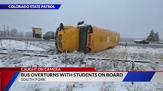 CSP: No injuries after school bus rollover in South Fork