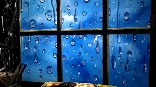 Cara Membuat Motif Tetesan Air di Kaca || Biar Terlihat Nyata || Tehnik Simple