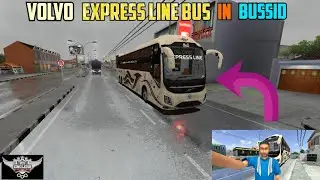 VOLVO EXPRESS LINE BUS IN BUS SIMULATOR INDONESIA😲 || BUSSID MOD 