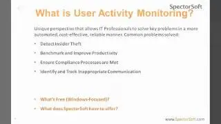 How User Activity Monitoring Benefits Your Company WEBINAR- 1 of 6