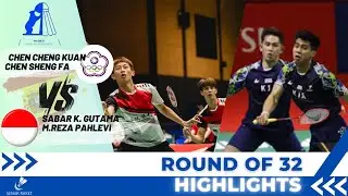 Sabar GUTAMA/M.Reza PAHLEVI (INA) VS CHEN Cheng Kuan/CHEN Sheng Fa (TPE) | R32 - SPAIN MASTER 2024