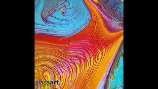 Fluid Art/ Paint Pouring Techniques: Tree Ring Pour