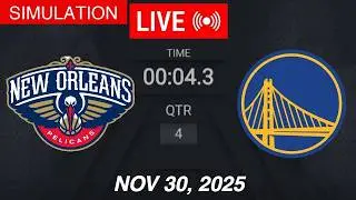 NBA LIVE! Golden State Warriors vs New Orleans Pelicans | November 30, 2025 | 2025 NBA Season Live