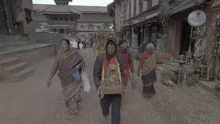 bhaktapur madhav narayan kalash yatra at 55 windows palace