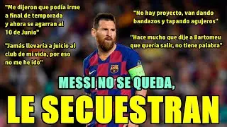 MESSI SE QUEDA PARA NO LLEVAR A JUICIO AL CLUB DE SU VIDA | NO SE QUEDA, LE OBLIGAN A QUEDARSE