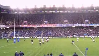 Penalit&eacute; de Dan Parks (Ecosse - Afrique du sud)