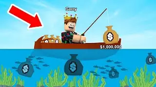 I Found $10,000,000 Robux Fishing in Skyblock Roblox Islands