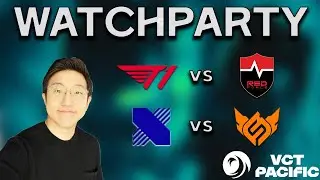 T1 vs NS / DRX vs FS - VCT Pacific Watchparty LIVE - !offmeta !pickem !discord #VCTWatchParty