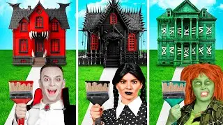 Домики Одного Цвета Челлендж | Смешные Ситуации и Неудачи от BaRaDa Challenge