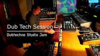 Dub Techno - Studio Jam / Session #4 - Moog Mother | Sub37 | Little Phatty | Volca Keys | Ableton