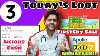 Free Shopping worth 1500₹ From FirstCry | Free Apollo One Circle Membership | licious Cash Credited