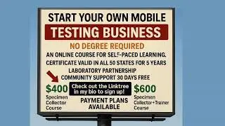 Start a mobile drug tesing business