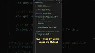 Java - Pass-By-Value - Guess the Output