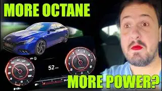 87 vs 93 Octane Fuel - Which Makes MORE Power in this Turbo Elantra?