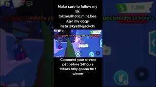 Comment your dream pet in less than 24hours | roblox adopt me