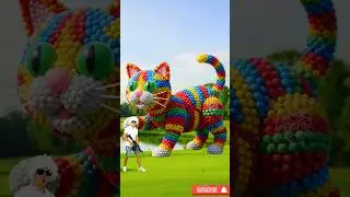 The mascot vibrato assistant cat placed on the football field is popular