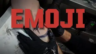 Emoji Tattoo Timelapse| DURION TATTOO