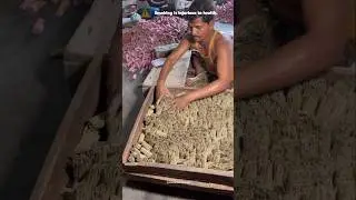 How is Bidi made in the factory ! #bidi #factory #shorts