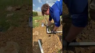 Smooth sprinkler installation #irrigation #irrigreen #smooth #lawncare #watering #sprinklers