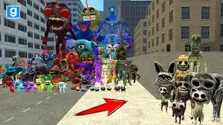 ZOONOMALY AMBUSHED GARTEN OF BANBAN CURSED, ALPHABETLORE, Roblox Innyume Smiley's IN GARRY'S MOD!