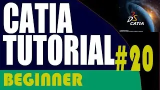 20- CATIA Beginner Tutorial: Translate Sketch