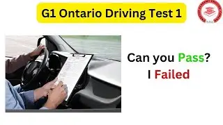 Ontario G1 Driving Test Challenge: I Failed! Can You Pass? | Attempt 1
