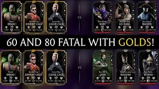 Boss Match 60 and 80 Fatal Edenian Tower. MK Mobile. MK Mobile From Zero #85