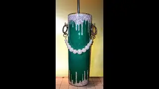 Adding a Handbag Strap to a Tumbler Using UV Resin
