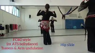 Tribal Fusion Bellydance / FCBD Style (former ATS bellydance) *TAXEEM & ARM UNDULATION* technique