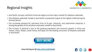 Ethylene Carbonate Market is projected to surpass market size of USD 355.1 Million by 2022